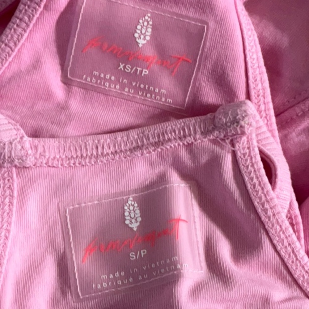 FREE PEOPLE Movement Hot Shot Onesie Prism Pink NWOT - Picture 3 of 11